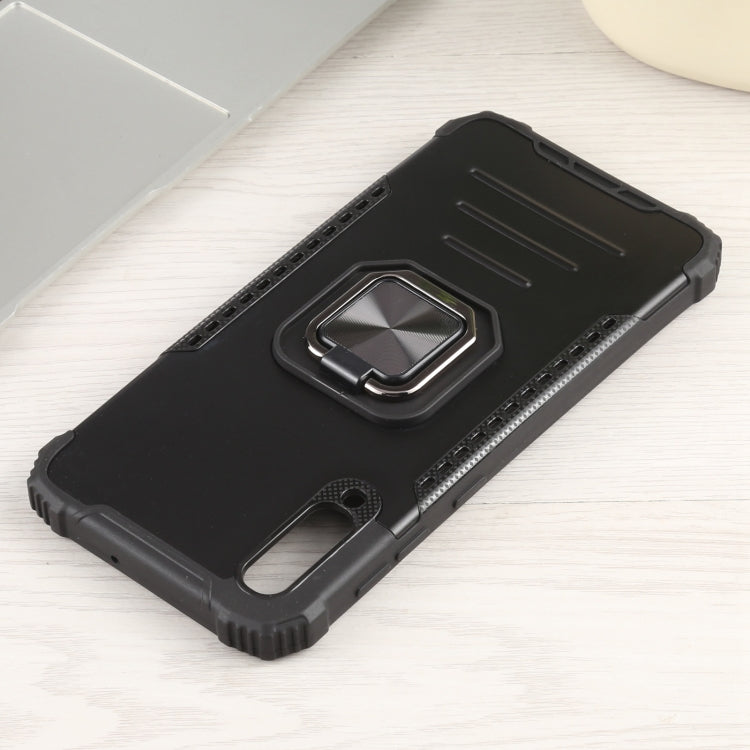 For Samsung Galaxy A50 / A50s / A30s /  M10s Fierce Warrior Series Armor All-inclusive Shockproof Aluminum Alloy + TPU Protective Case with Ring Holder