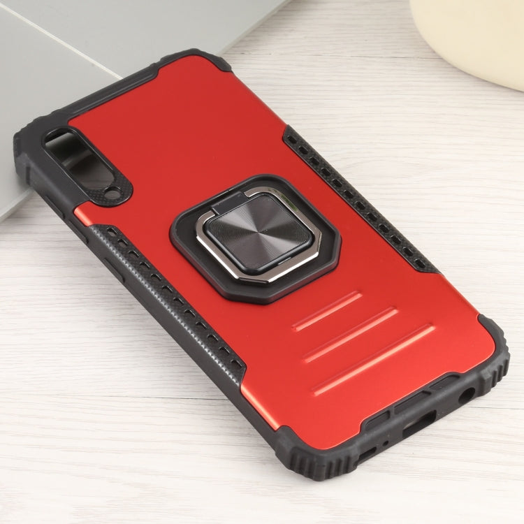 For Samsung Galaxy A50 / A50s / A30s /  M10s Fierce Warrior Series Armor All-inclusive Shockproof Aluminum Alloy + TPU Protective Case with Ring Holder