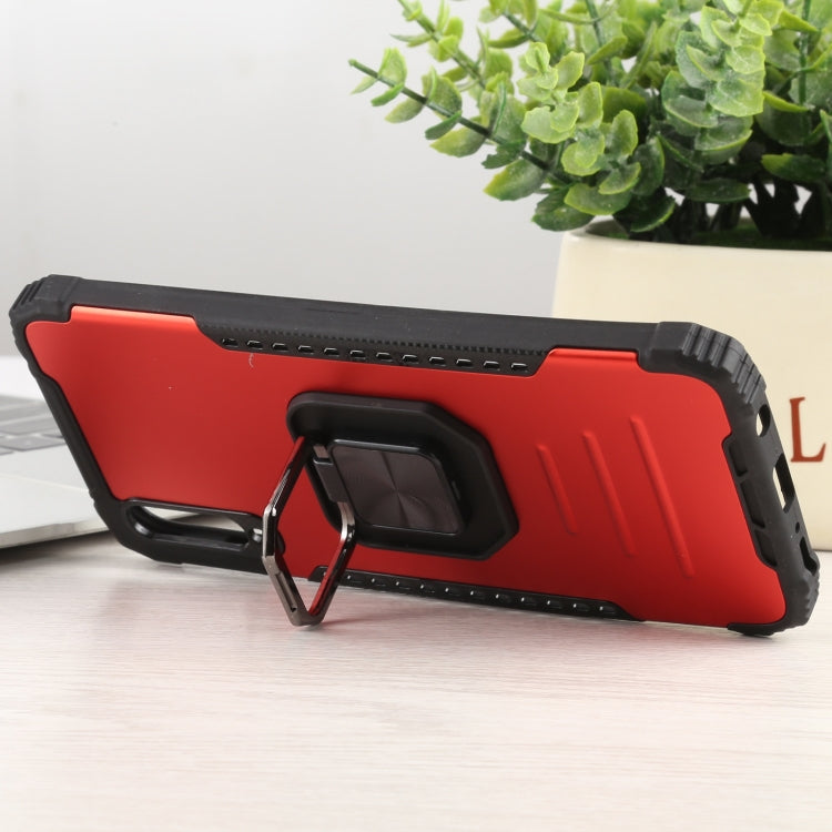 For Samsung Galaxy A50 / A50s / A30s /  M10s Fierce Warrior Series Armor All-inclusive Shockproof Aluminum Alloy + TPU Protective Case with Ring Holder