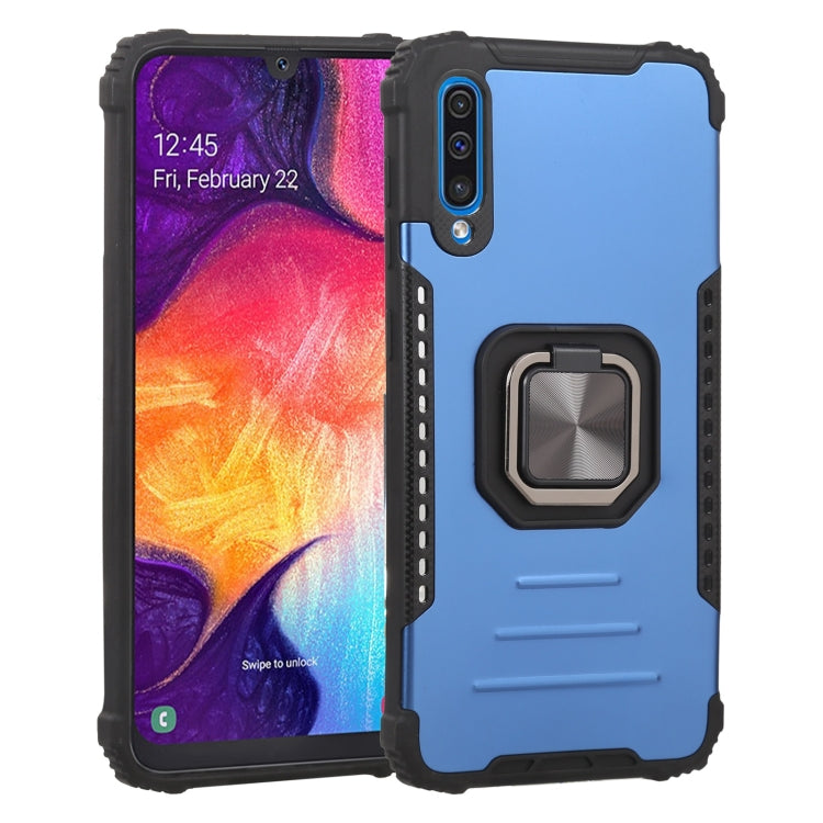 For Samsung Galaxy A50 / A50s / A30s /  M10s Fierce Warrior Series Armor All-inclusive Shockproof Aluminum Alloy + TPU Protective Case with Ring Holder