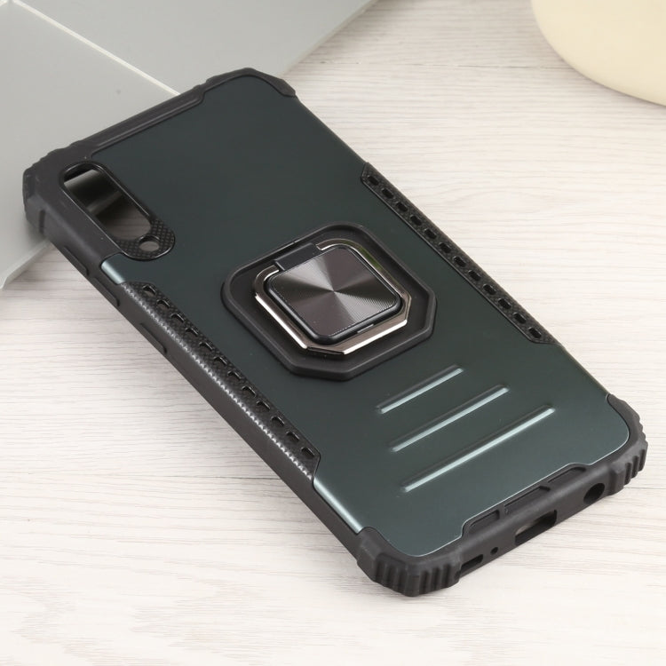 For Samsung Galaxy A50 / A50s / A30s /  M10s Fierce Warrior Series Armor All-inclusive Shockproof Aluminum Alloy + TPU Protective Case with Ring Holder