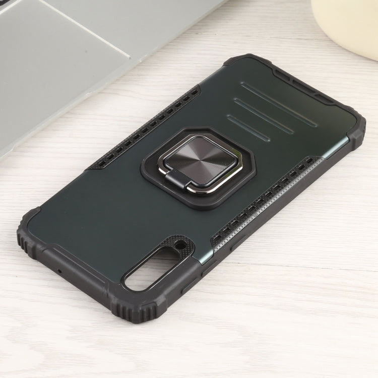 For Samsung Galaxy A50 / A50s / A30s /  M10s Fierce Warrior Series Armor All-inclusive Shockproof Aluminum Alloy + TPU Protective Case with Ring Holder