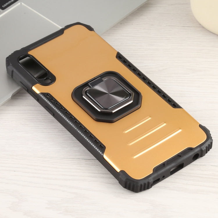 For Samsung Galaxy A50 / A50s / A30s /  M10s Fierce Warrior Series Armor All-inclusive Shockproof Aluminum Alloy + TPU Protective Case with Ring Holder