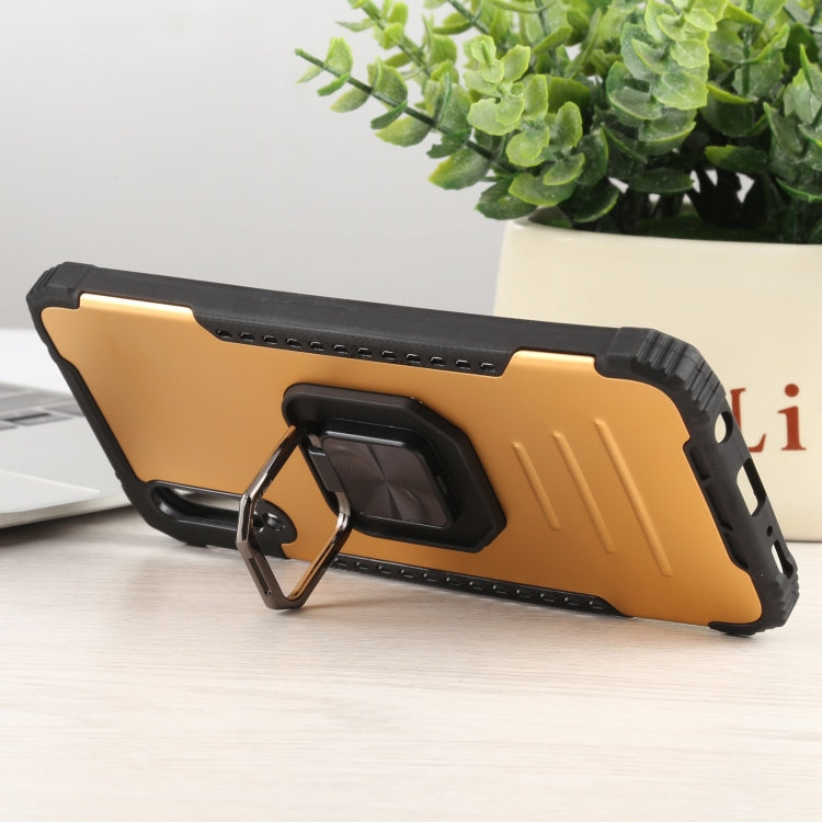 For Samsung Galaxy A50 / A50s / A30s /  M10s Fierce Warrior Series Armor All-inclusive Shockproof Aluminum Alloy + TPU Protective Case with Ring Holder