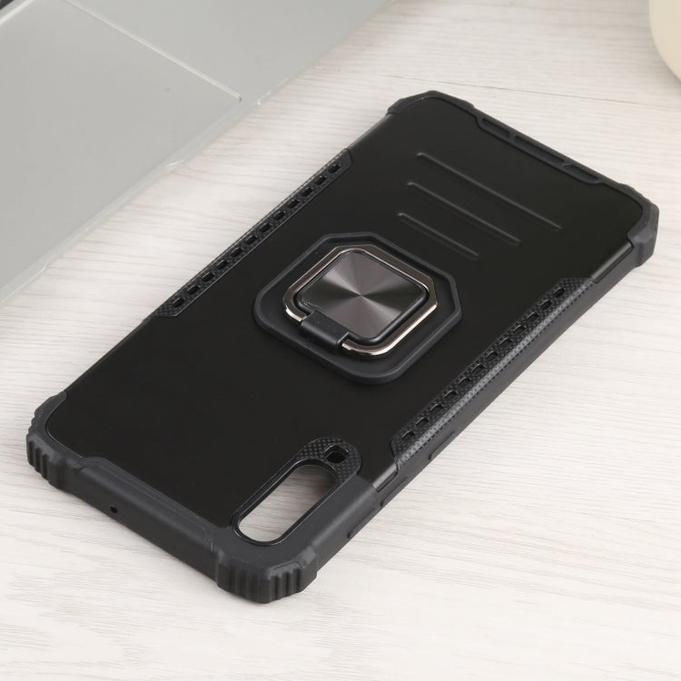 For Samsung Galaxy A70 / A70s Fierce Warrior Series Armor All-inclusive Shockproof Aluminum Alloy + TPU Protective Case with Ring Holder