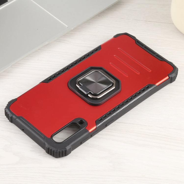 For Samsung Galaxy A70 / A70s Fierce Warrior Series Armor All-inclusive Shockproof Aluminum Alloy + TPU Protective Case with Ring Holder