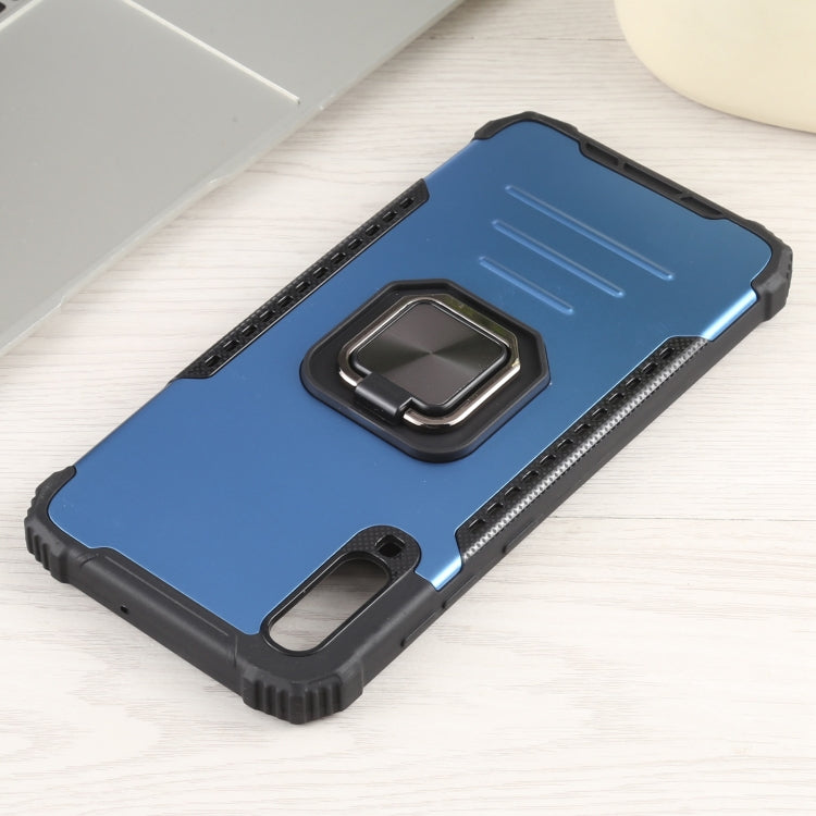 For Samsung Galaxy A70 / A70s Fierce Warrior Series Armor All-inclusive Shockproof Aluminum Alloy + TPU Protective Case with Ring Holder