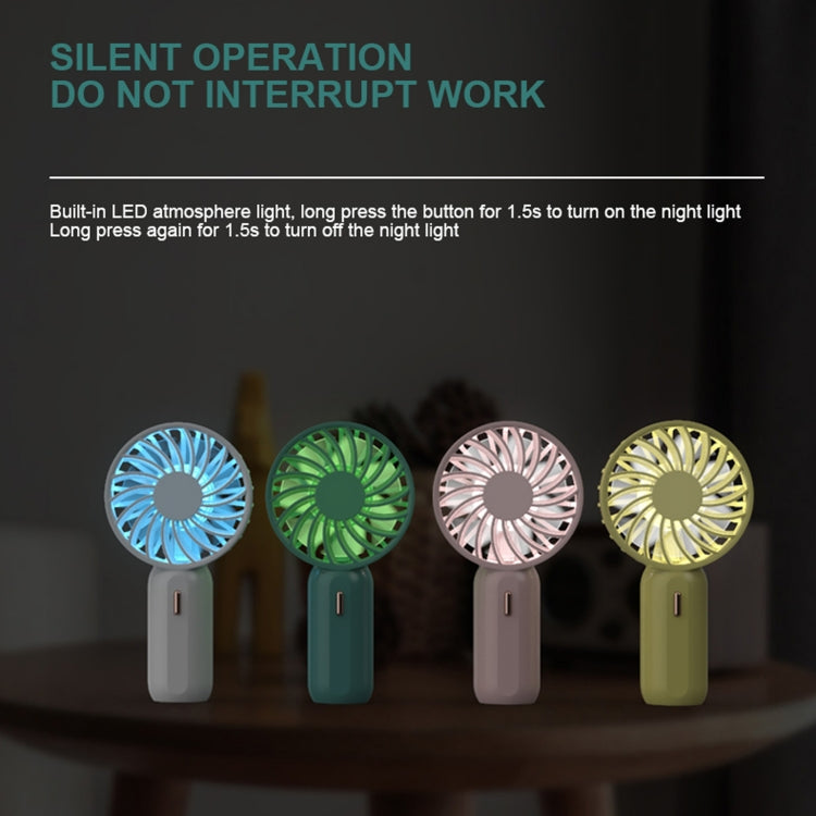 WT-F16 Portable Mini USB Charging Handheld Electric Fan, 3 Speed Control