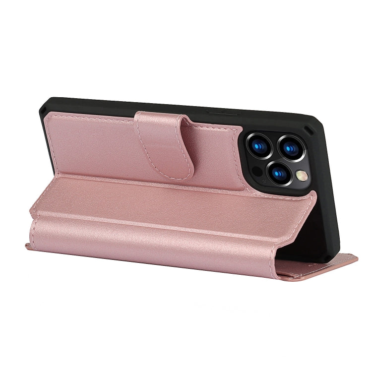 For iPhone 12 mini Plain Texture Horizontal Flip PU Leather Case with Holder & Card Slots & Photo Frame & Wallet & Strap