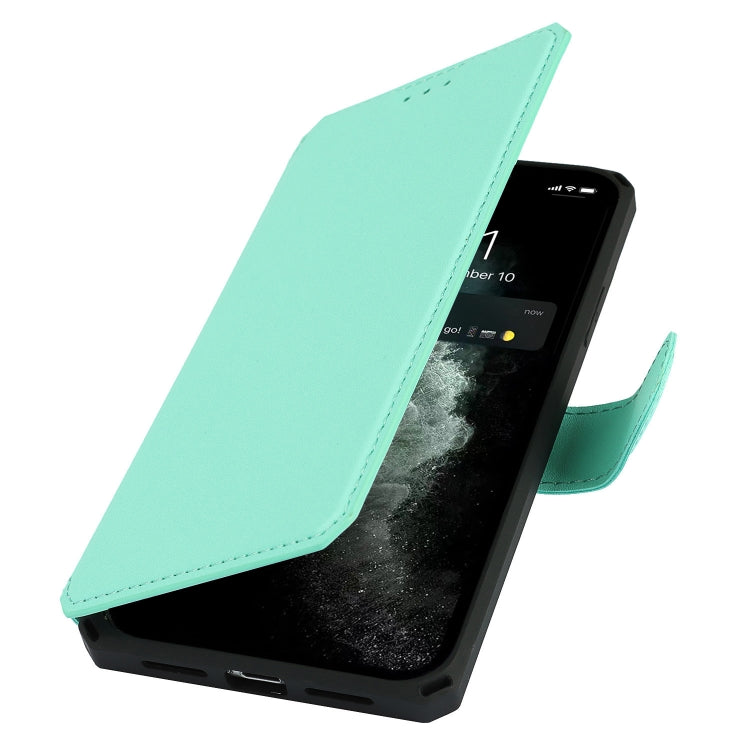 For iPhone 11 Pro Plain Texture Horizontal Flip PU Leather Case with Holder & Card Slots & Photo Frame & Wallet & Strap