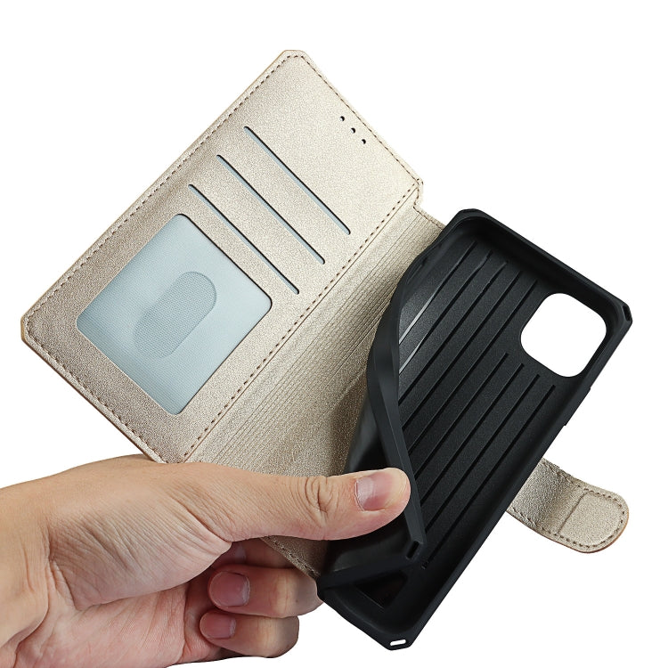 For iPhone 11 Pro Plain Texture Horizontal Flip PU Leather Case with Holder & Card Slots & Photo Frame & Wallet & Strap