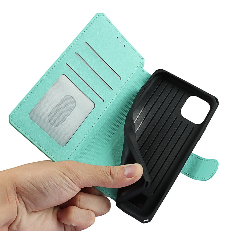 For iPhone 11 Plain Texture Horizontal Flip PU Leather Case with Holder & Card Slots & Photo Frame & Wallet & Strap