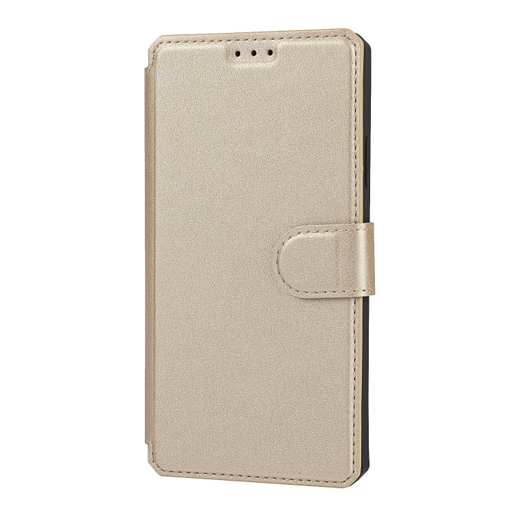For iPhone XR Plain Texture Horizontal Flip PU Leather Case with Holder & Card Slots & Photo Frame & Wallet & Strap