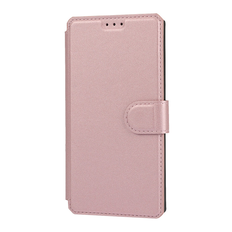 For iPhone XR Plain Texture Horizontal Flip PU Leather Case with Holder & Card Slots & Photo Frame & Wallet & Strap