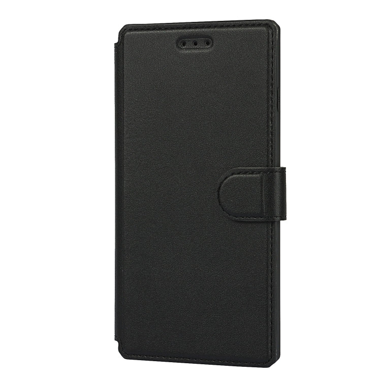 Plain Texture Horizontal Flip PU Leather Case with Holder & Card Slots & Photo Frame & Wallet & Strap For iPhone 7 Plus / 8 Plus