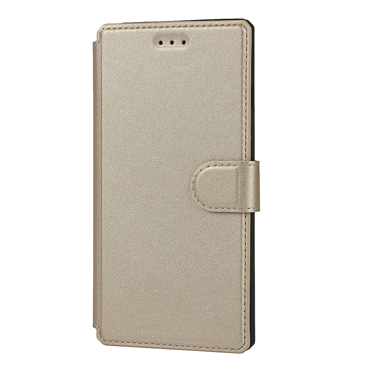 Plain Texture Horizontal Flip PU Leather Case with Holder & Card Slots & Photo Frame & Wallet & Strap For iPhone 7 Plus / 8 Plus