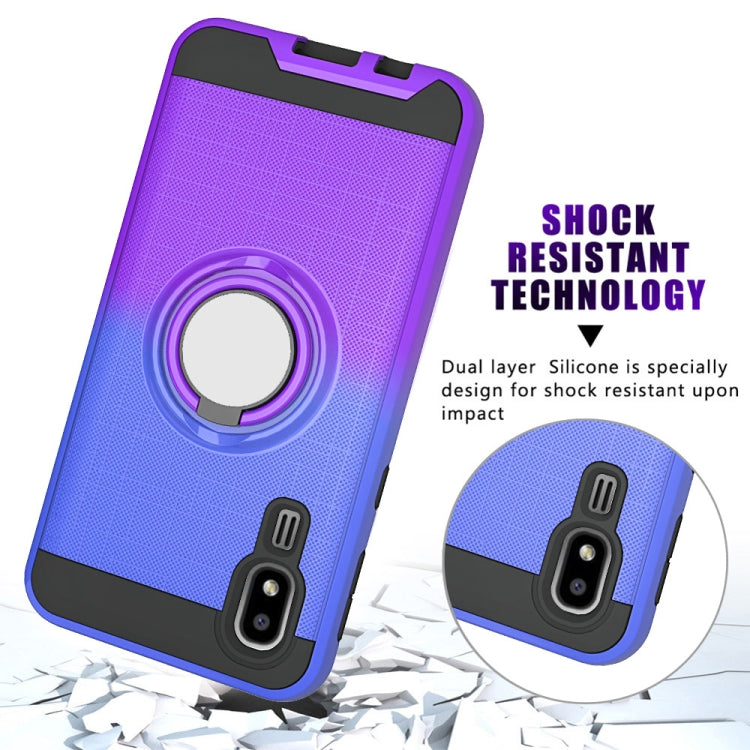 For Galaxy A2 Core 2 In 1 PC + TPU Protective Case with 360 Degrees Rotate Ring Holder