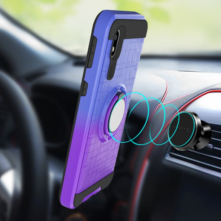For Galaxy A2 Core 2 In 1 PC + TPU Protective Case with 360 Degrees Rotate Ring Holder