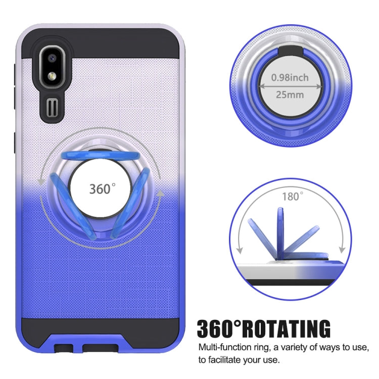 For Galaxy A2 Core 2 In 1 PC + TPU Protective Case with 360 Degrees Rotate Ring Holder