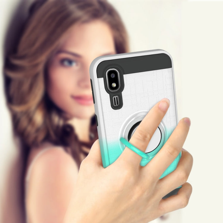 For Galaxy A2 Core 2 In 1 PC + TPU Protective Case with 360 Degrees Rotate Ring Holder