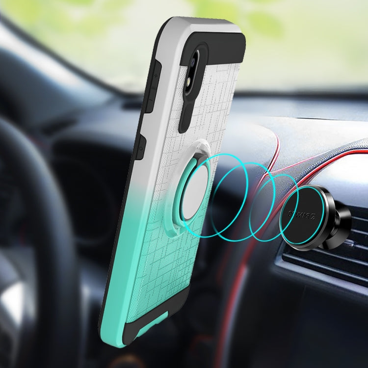 For Galaxy A2 Core 2 In 1 PC + TPU Protective Case with 360 Degrees Rotate Ring Holder