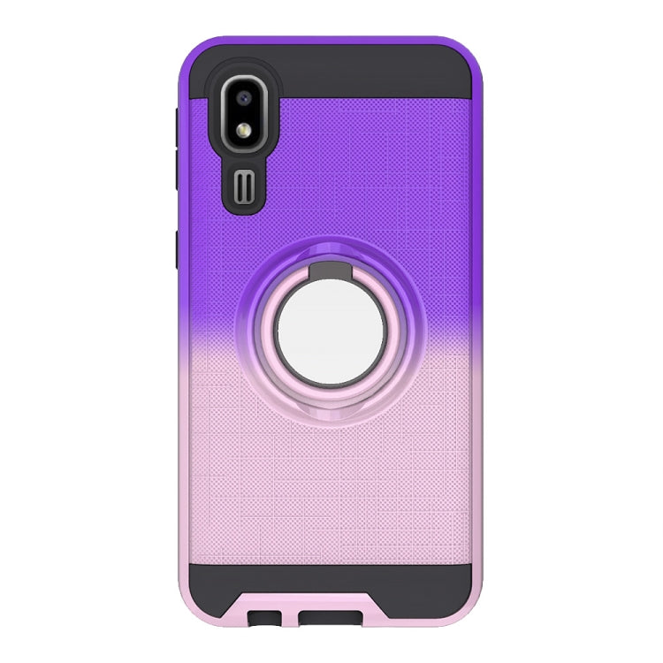 For Galaxy A2 Core 2 In 1 PC + TPU Protective Case with 360 Degrees Rotate Ring Holder