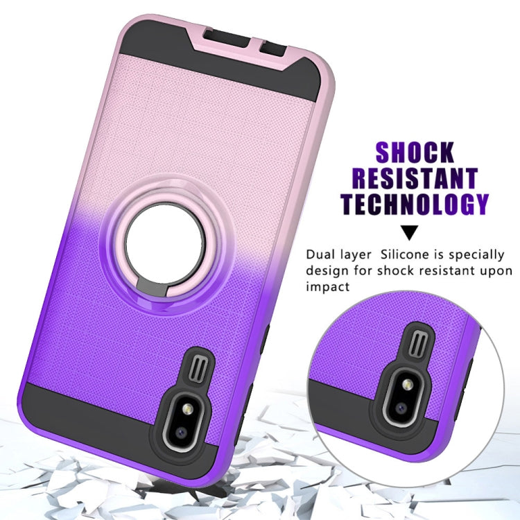 For Galaxy A2 Core 2 In 1 PC + TPU Protective Case with 360 Degrees Rotate Ring Holder