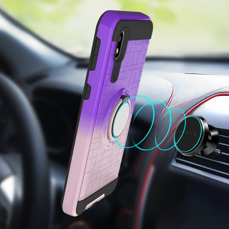 For Galaxy A2 Core 2 In 1 PC + TPU Protective Case with 360 Degrees Rotate Ring Holder