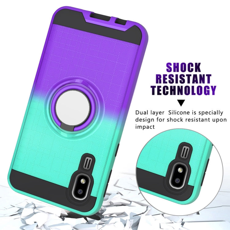 For Galaxy A2 Core 2 In 1 PC + TPU Protective Case with 360 Degrees Rotate Ring Holder