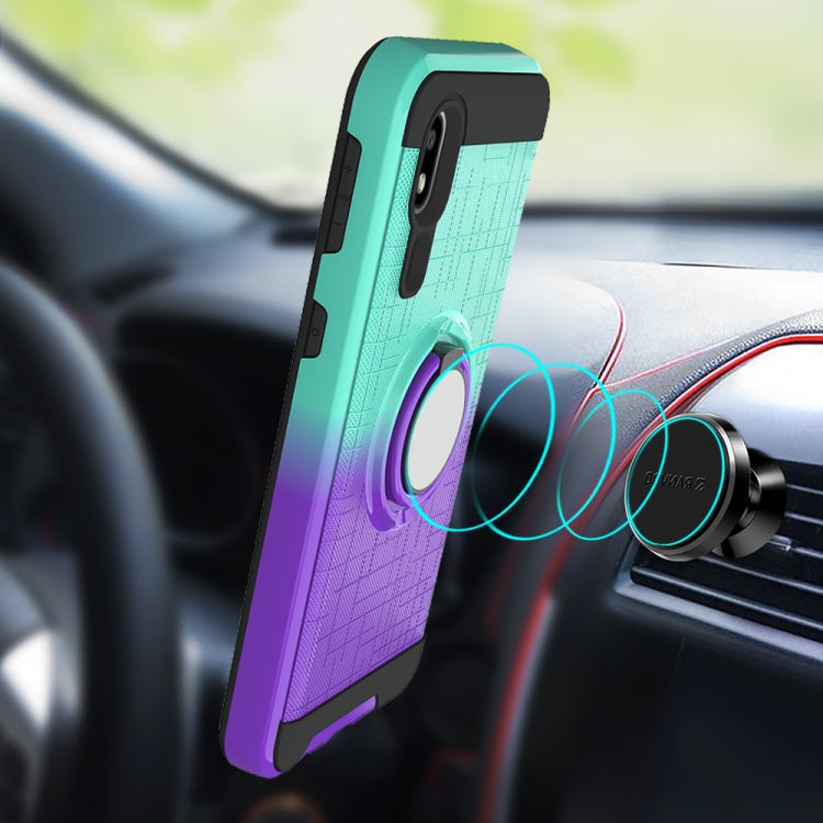 For Galaxy A2 Core 2 In 1 PC + TPU Protective Case with 360 Degrees Rotate Ring Holder