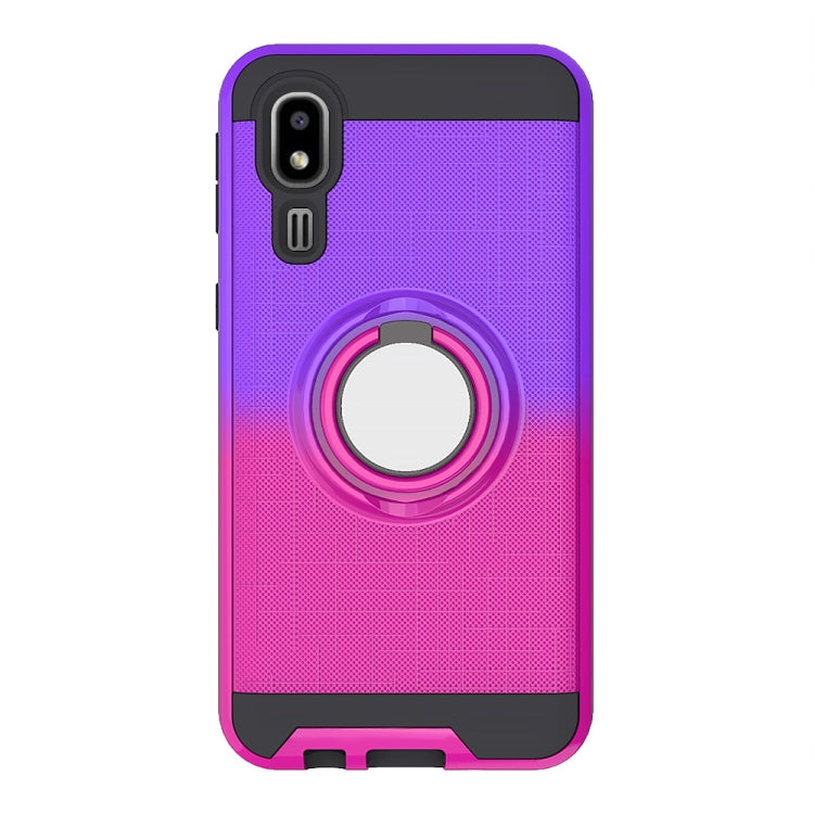 For Galaxy A2 Core 2 In 1 PC + TPU Protective Case with 360 Degrees Rotate Ring Holder