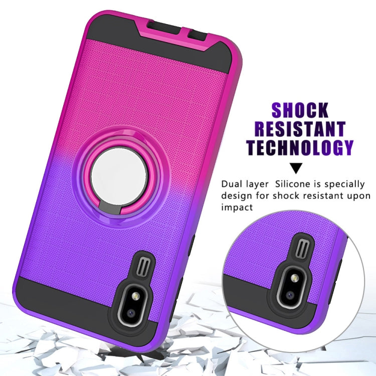 For Galaxy A2 Core 2 In 1 PC + TPU Protective Case with 360 Degrees Rotate Ring Holder