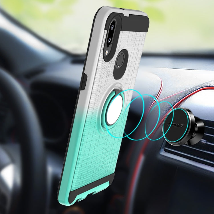 For Galaxy A10s 2 In 1 PC + TPU Protective Case with 360 Degrees Rotate Ring Holder