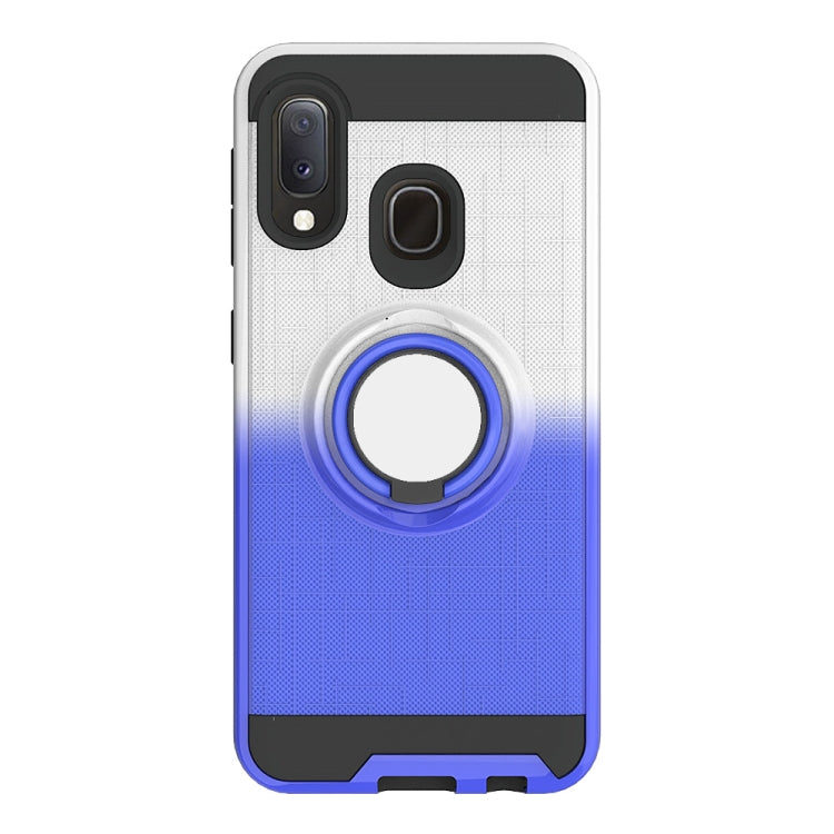 For Galaxy A20e / A10e 2 In 1 PC + TPU Protective Case with 360 Degrees Rotate Ring Holder