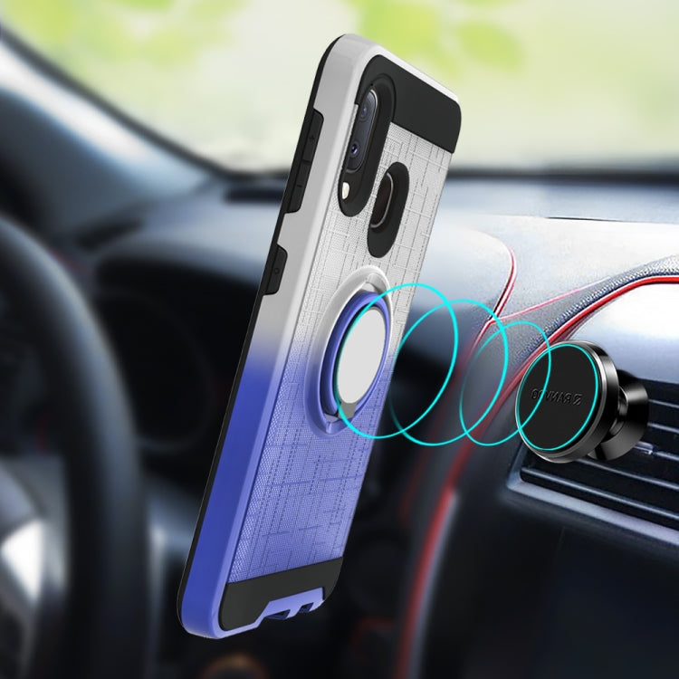 For Galaxy A20e / A10e 2 In 1 PC + TPU Protective Case with 360 Degrees Rotate Ring Holder
