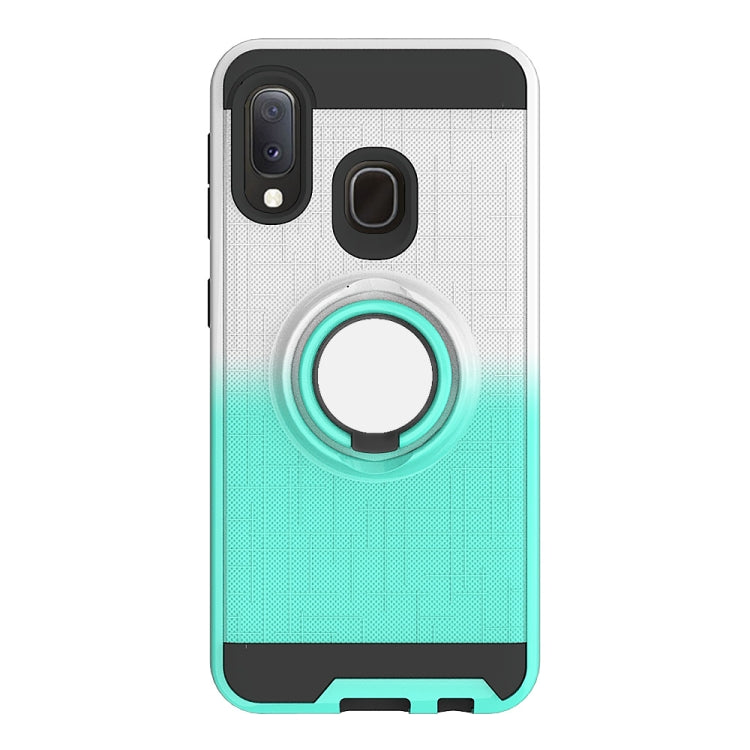For Galaxy A20e / A10e 2 In 1 PC + TPU Protective Case with 360 Degrees Rotate Ring Holder