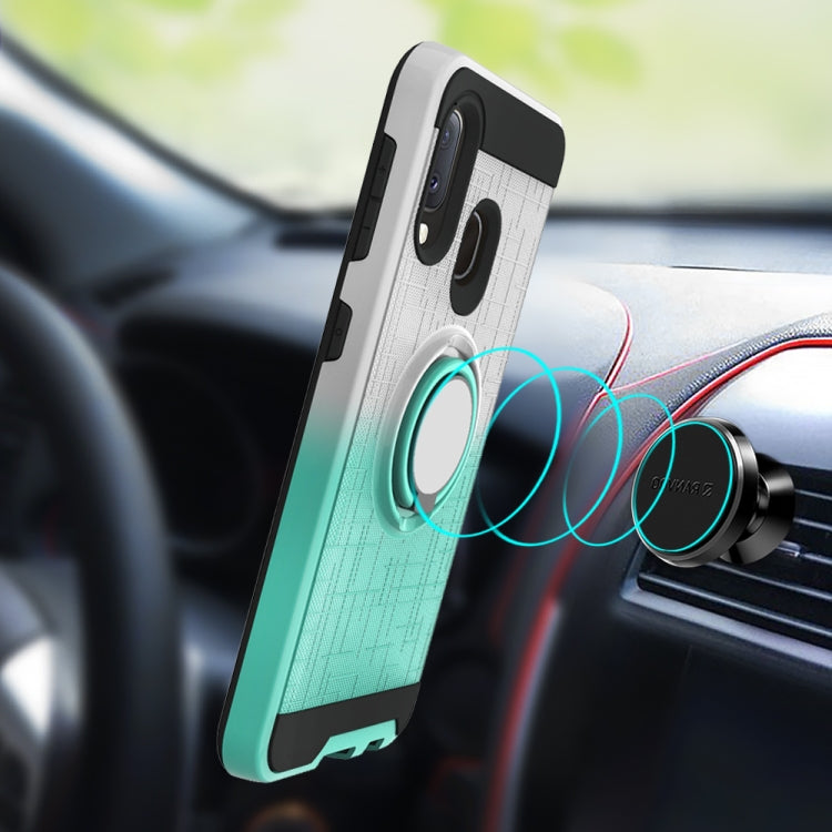 For Galaxy A20e / A10e 2 In 1 PC + TPU Protective Case with 360 Degrees Rotate Ring Holder