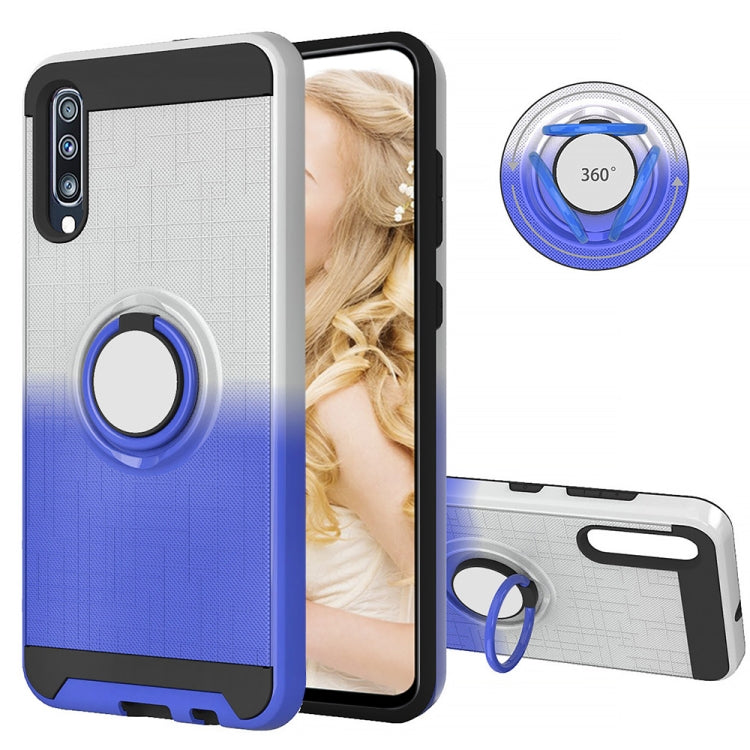 For Galaxy A70 2 In 1 PC + TPU Protective Case with 360 Degrees Rotate Ring Holder