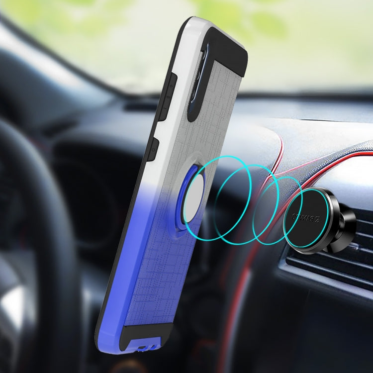 For Galaxy A70 2 In 1 PC + TPU Protective Case with 360 Degrees Rotate Ring Holder