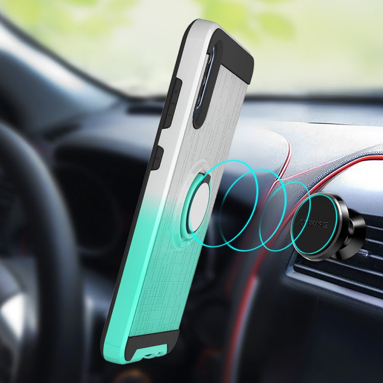 For Galaxy A70 2 In 1 PC + TPU Protective Case with 360 Degrees Rotate Ring Holder