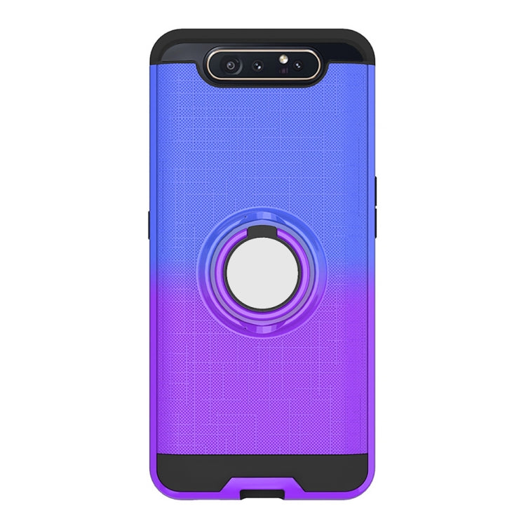 For Galaxy A80 / A90 2 In 1 PC + TPU Protective Case with 360 Degrees Rotate Ring Holder