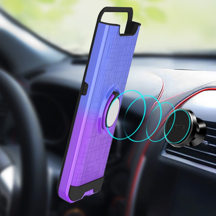 For Galaxy A80 / A90 2 In 1 PC + TPU Protective Case with 360 Degrees Rotate Ring Holder