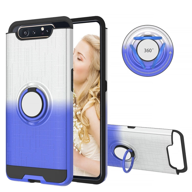 For Galaxy A80 / A90 2 In 1 PC + TPU Protective Case with 360 Degrees Rotate Ring Holder