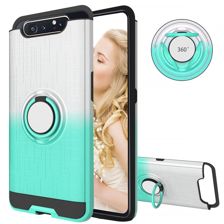 For Galaxy A80 / A90 2 In 1 PC + TPU Protective Case with 360 Degrees Rotate Ring Holder