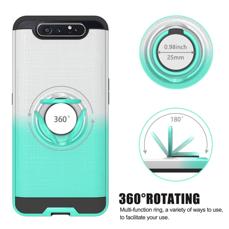 For Galaxy A80 / A90 2 In 1 PC + TPU Protective Case with 360 Degrees Rotate Ring Holder