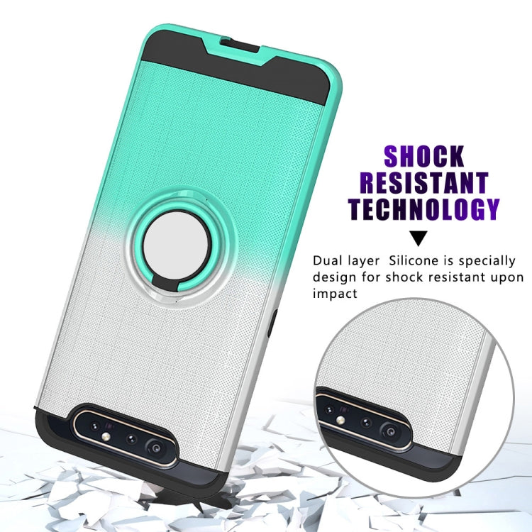 For Galaxy A80 / A90 2 In 1 PC + TPU Protective Case with 360 Degrees Rotate Ring Holder