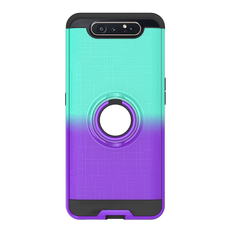 For Galaxy A80 / A90 2 In 1 PC + TPU Protective Case with 360 Degrees Rotate Ring Holder
