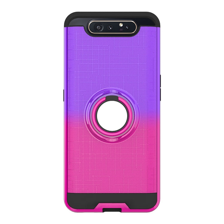 For Galaxy A80 / A90 2 In 1 PC + TPU Protective Case with 360 Degrees Rotate Ring Holder