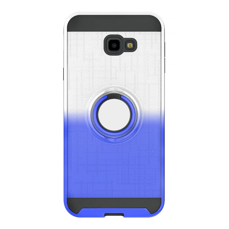 For Galaxy J4+ 2 In 1 PC + TPU Protective Case with 360 Degrees Rotate Ring Holder