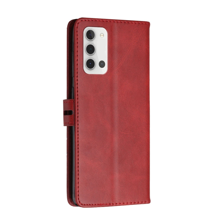 For Samsung Galaxy A22 4G Stitching Style 2-Color Cow Texture Horizontal Flip PU Leather Case with Holder & Card Slot & Lanyard